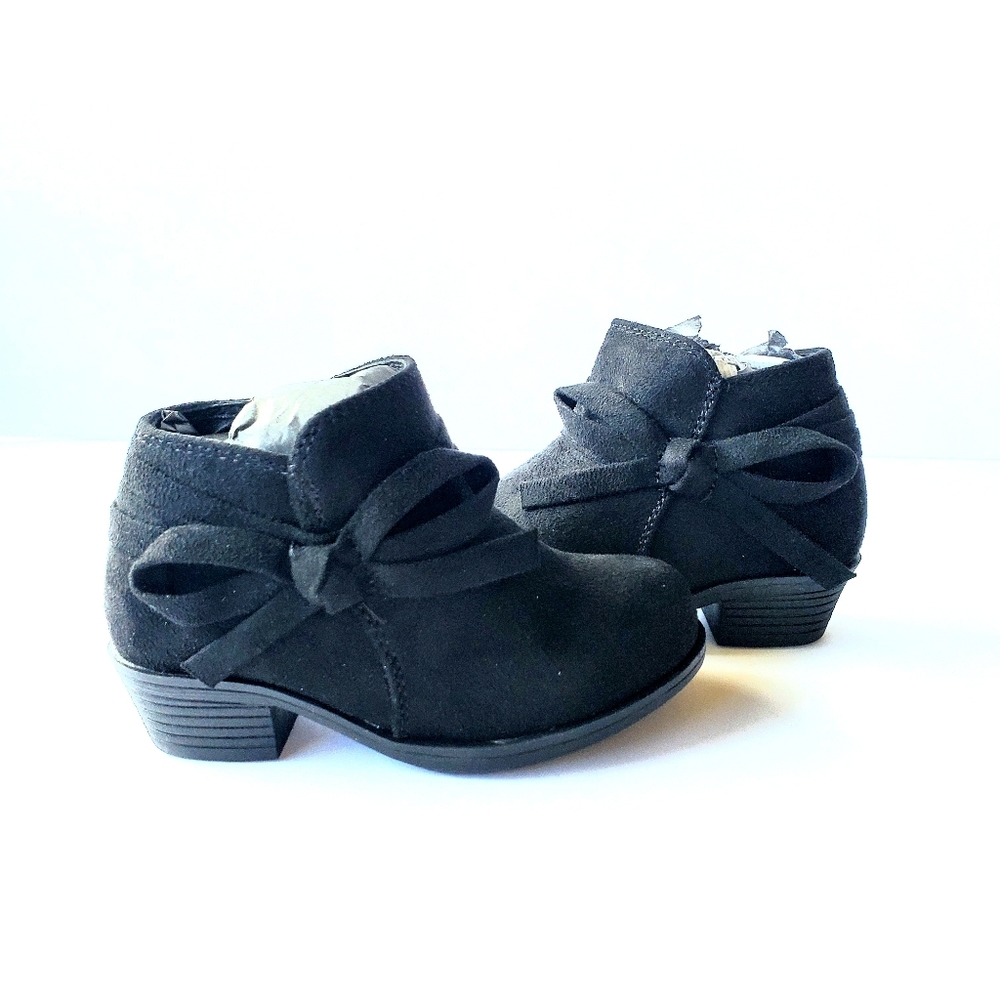Toddler girl ankle booties boots bow